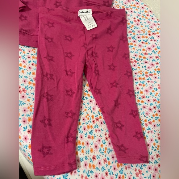 Splendid Baby Pink Star Sweater and Leggings Set - Picture 4 of 4